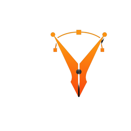 Logo do Kiel — caneta de vetorização laranja